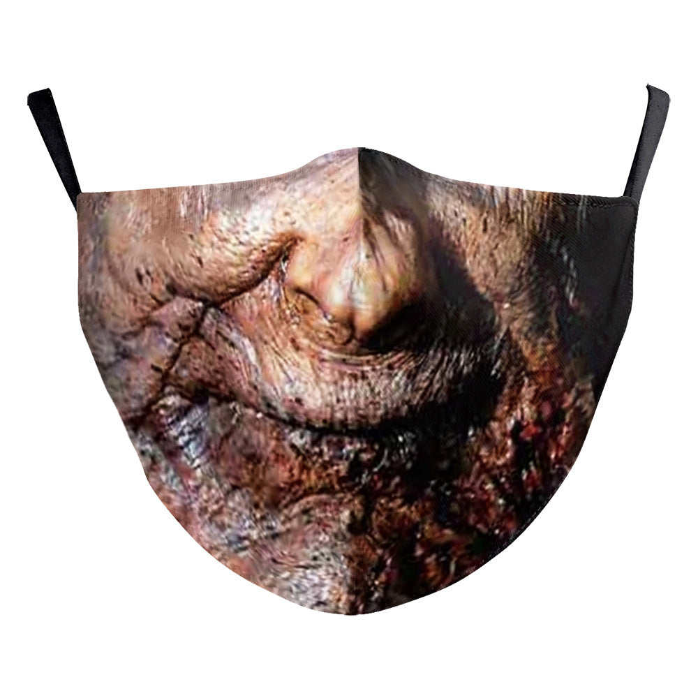 Halloween Double Layer Dust Mask