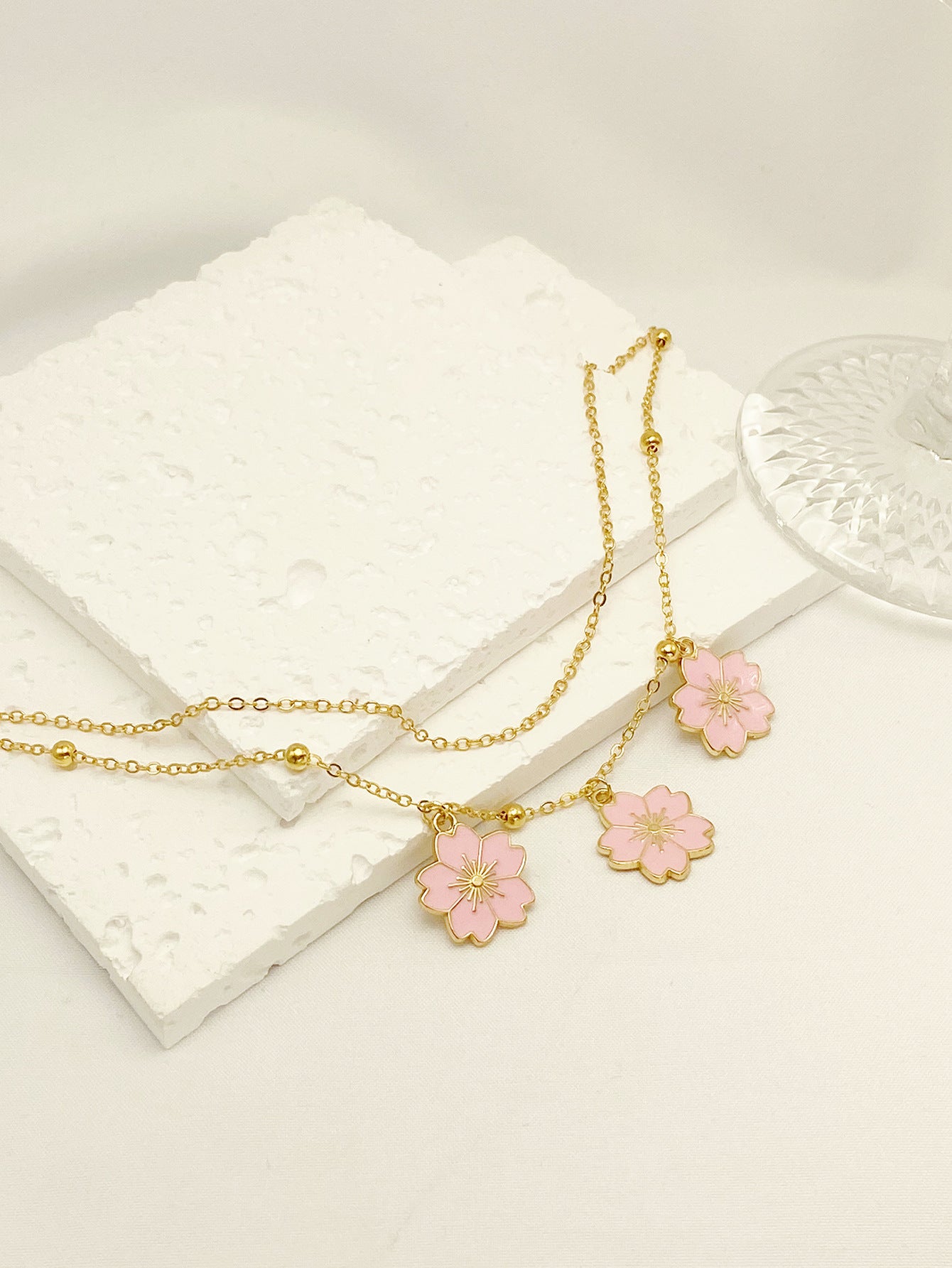 Flower Pendant Anklet