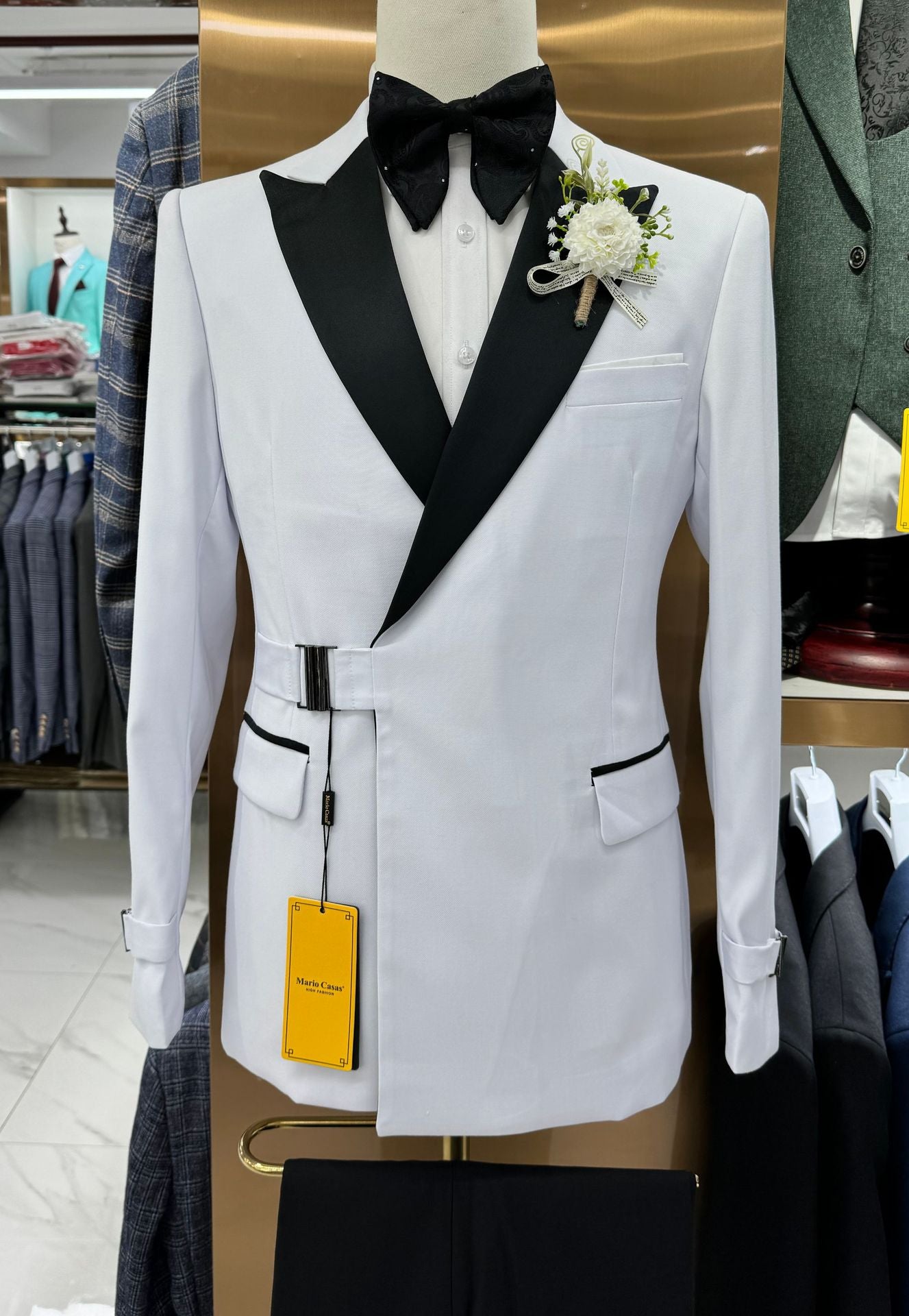 Handsome Wedding Casual Host Suit 2-piece Set