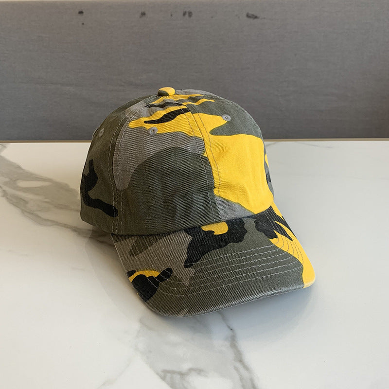 Camouflage Peaked Cap Cotton Versatile Casual