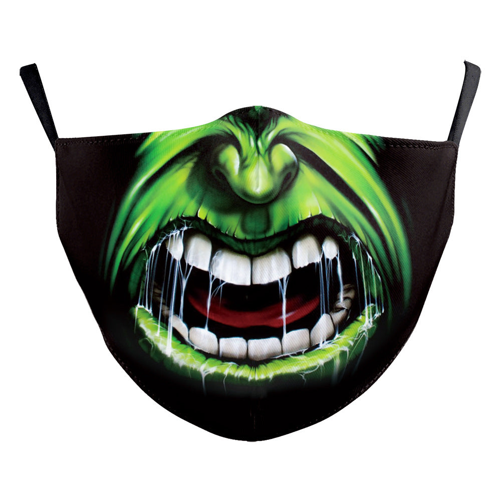 Halloween Double-layer Dust Mask