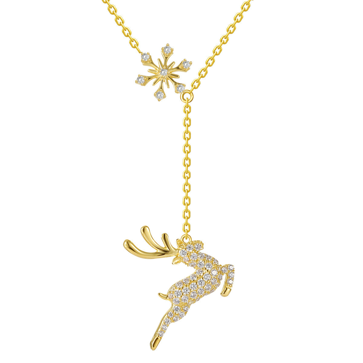 Portland Stag Sterling Silver Necklace