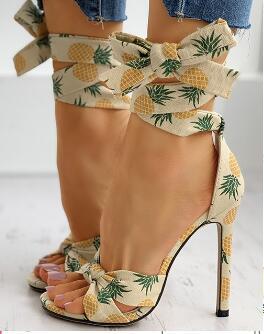 Sexy Stiletto Heel Cross Strap Sandals