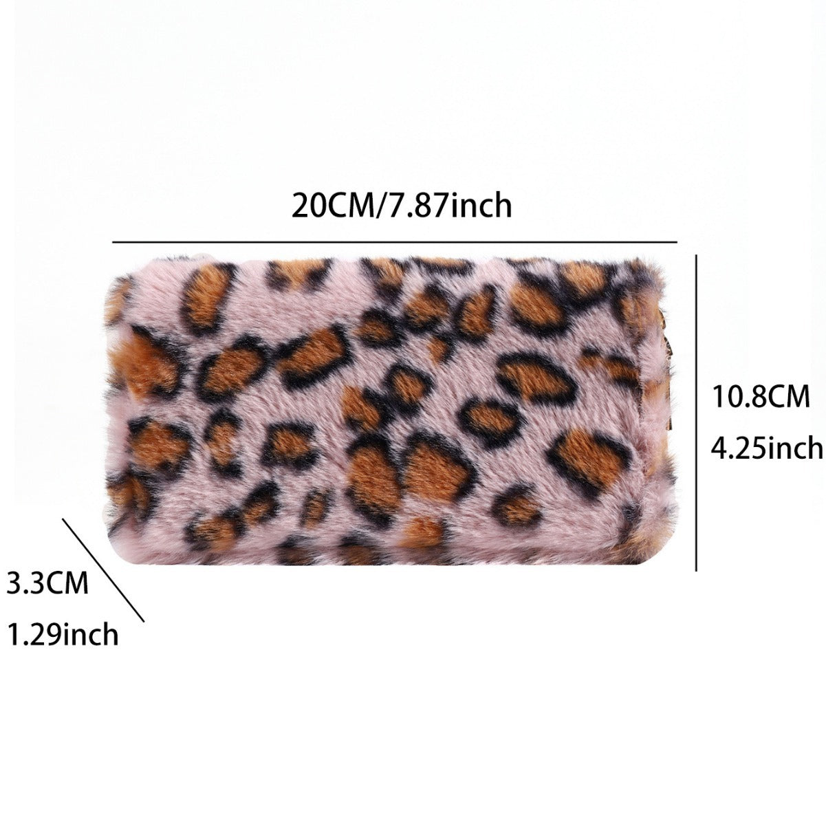 Creative Plush Coin Purse Fashion Leopard Print