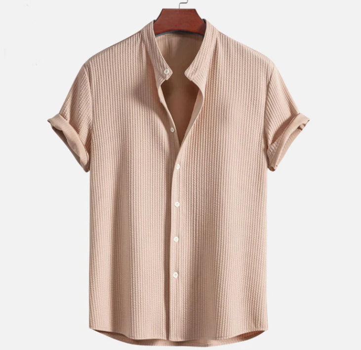 Men's Short Sleeve Loose Shirt Top