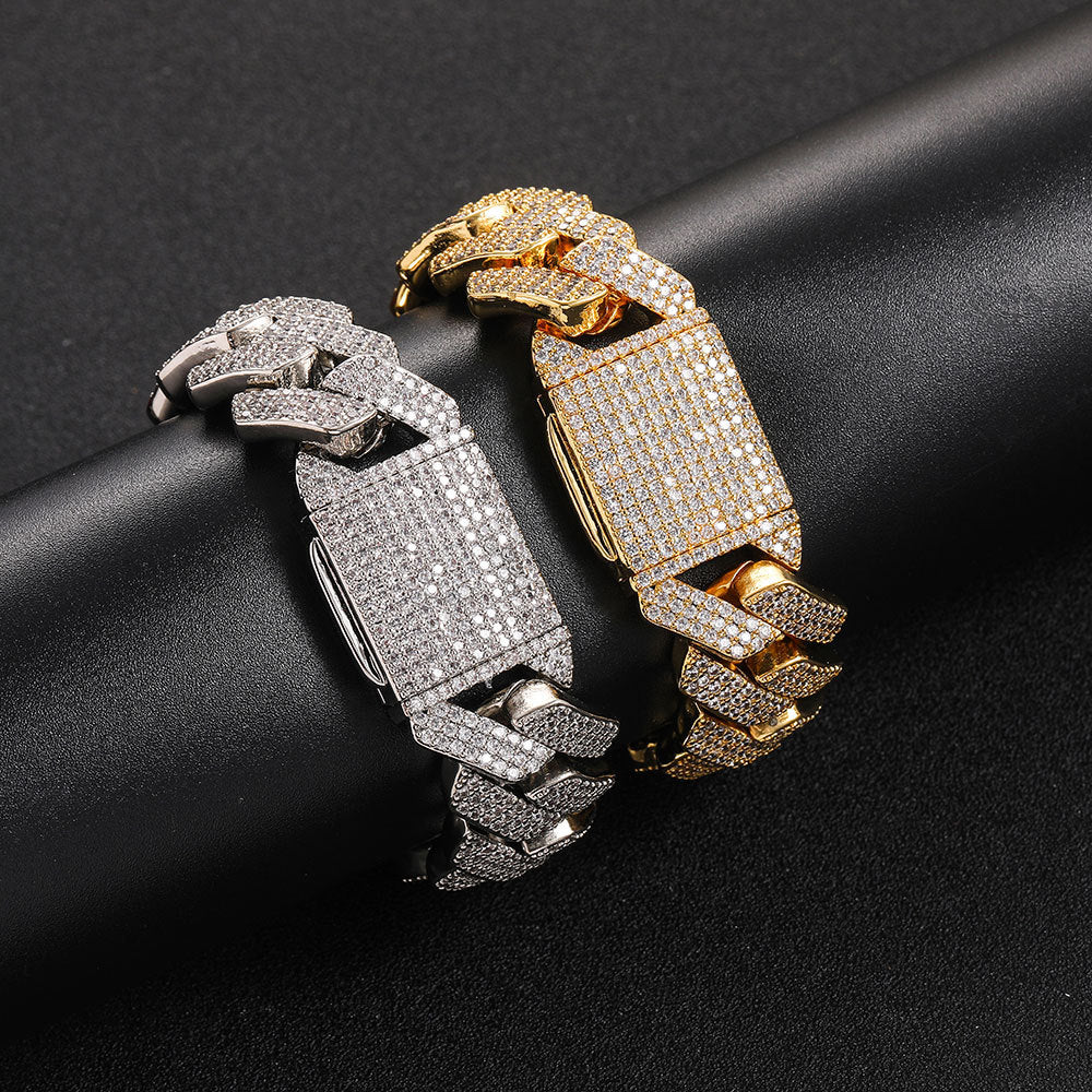 20mm Flip Buckle Three Rows Necklace