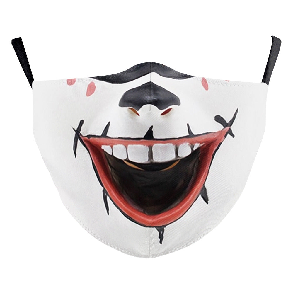 Halloween Double Layer Dust Mask