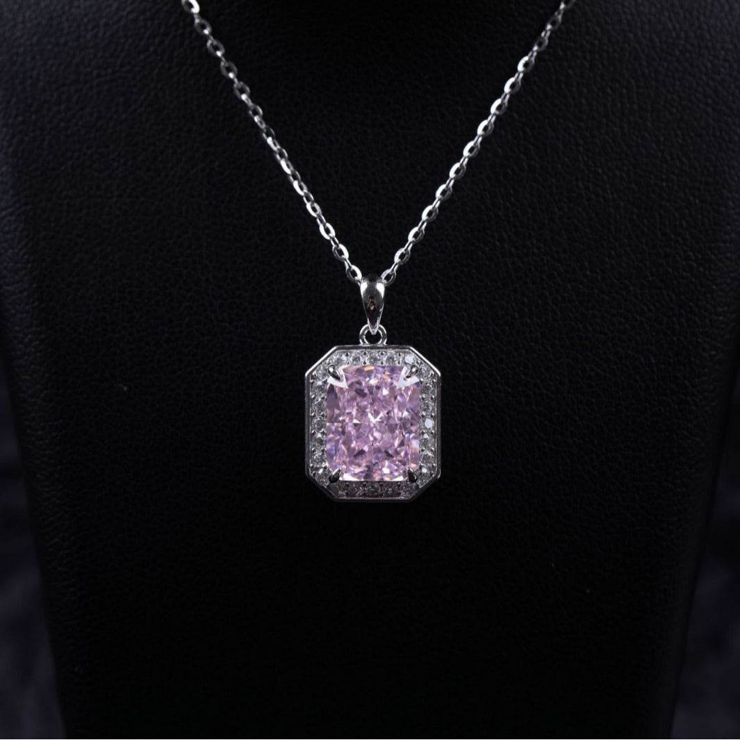 Ice Flower Cut Zircon Necklace