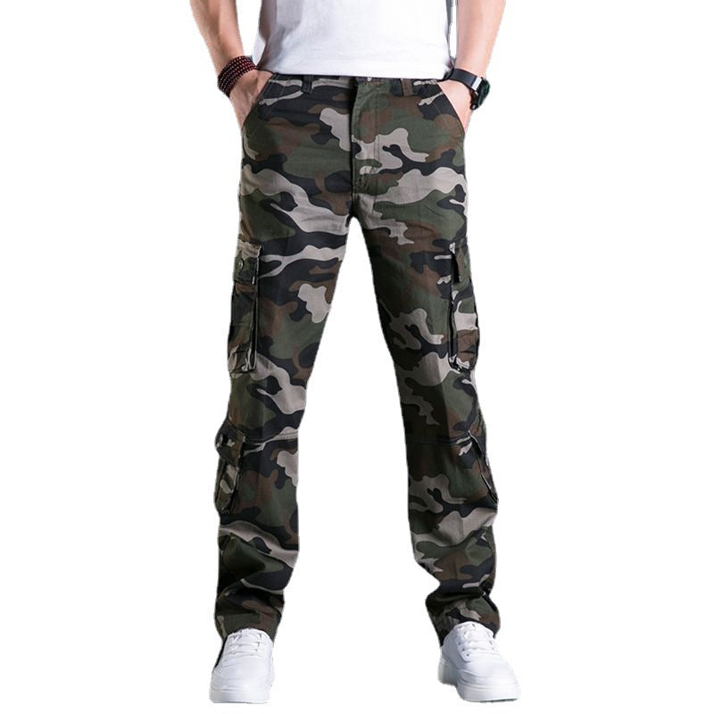 Men's Straight Camouflage Pants