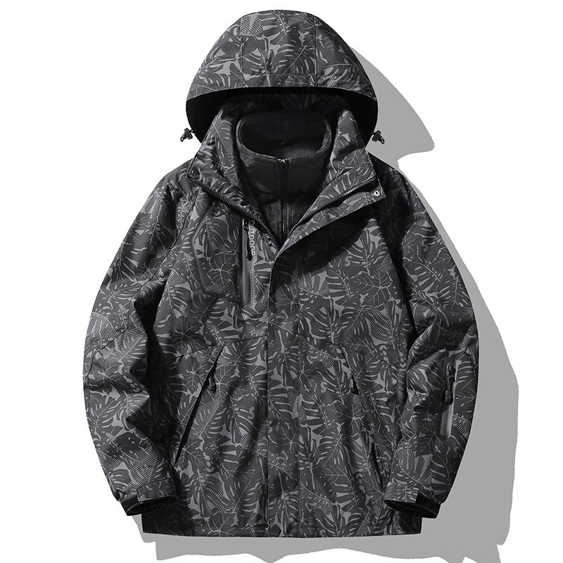 Three-in-one Detachable Camouflage Mountain Jacket