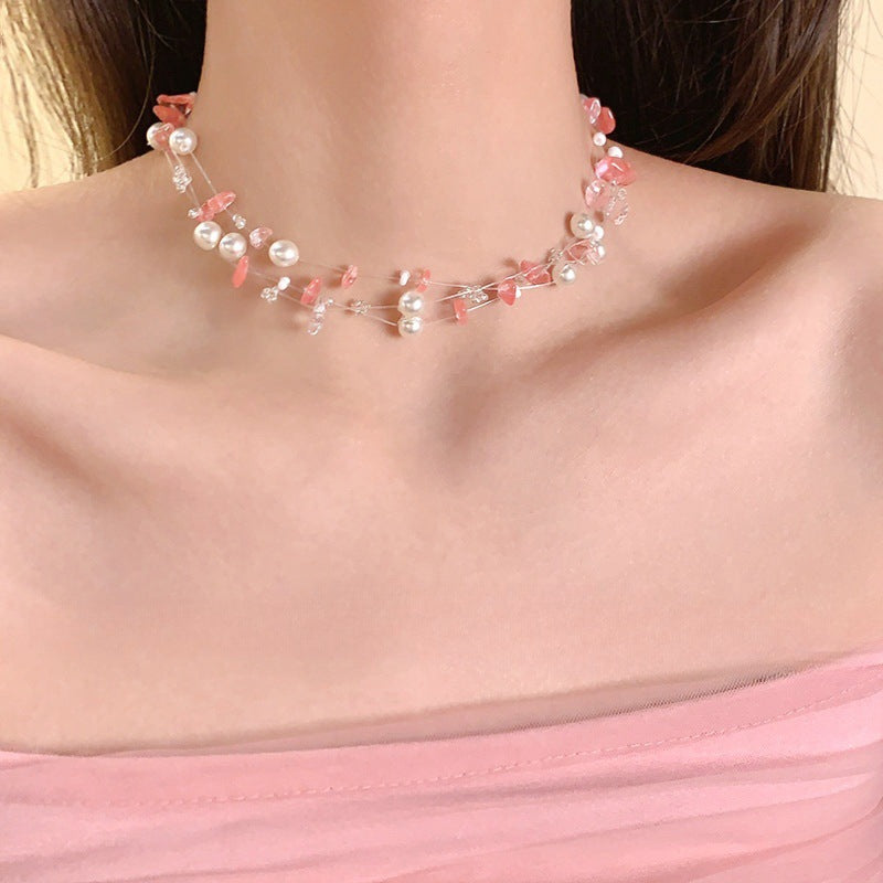 Colorful Twin Pearl Necklace