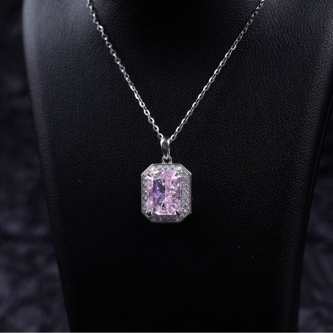 Ice Flower Cut Zircon Necklace