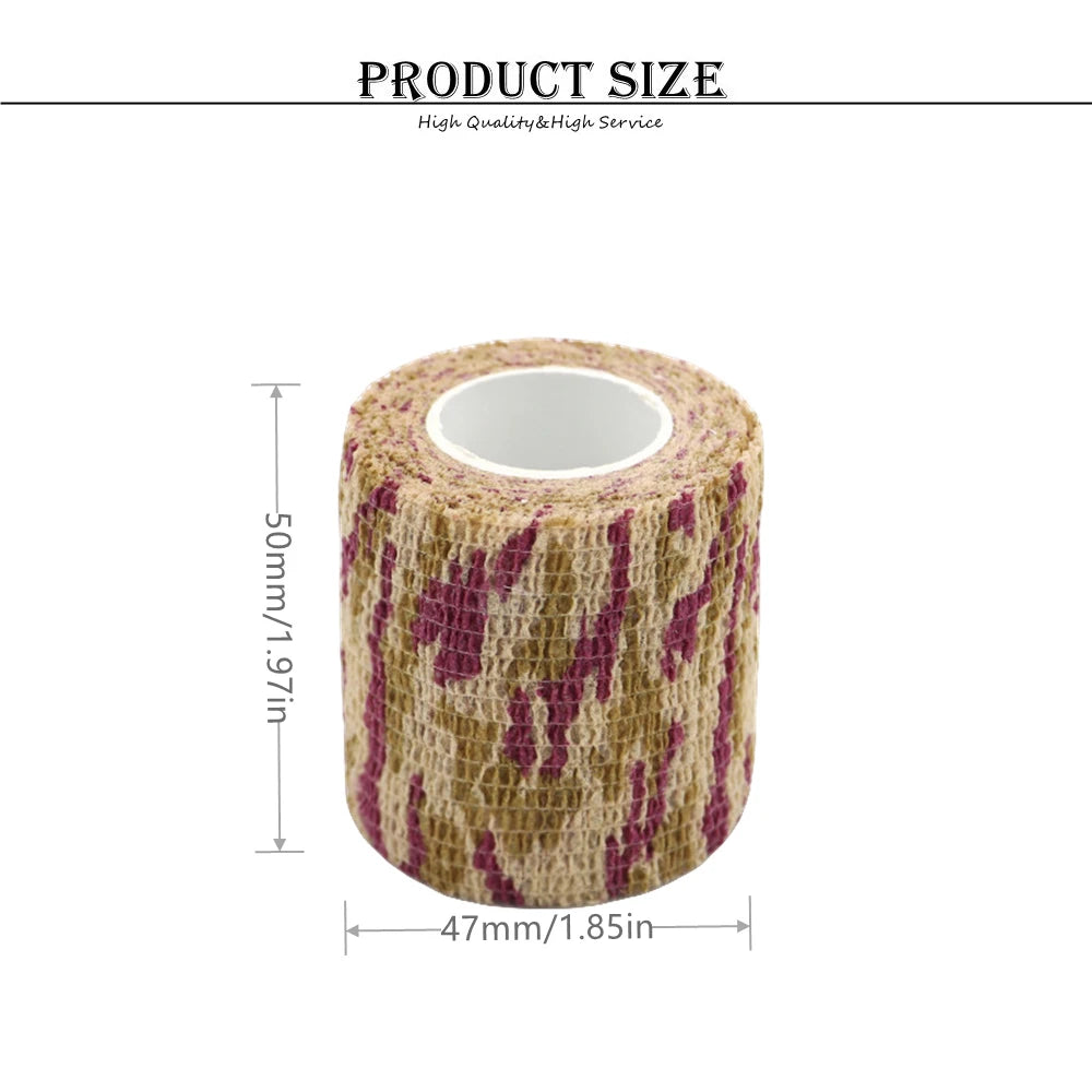 1 Roll U Pick 4.5m*5cm Waterproof Outdoor Camouflage Stealth Tape Wraps