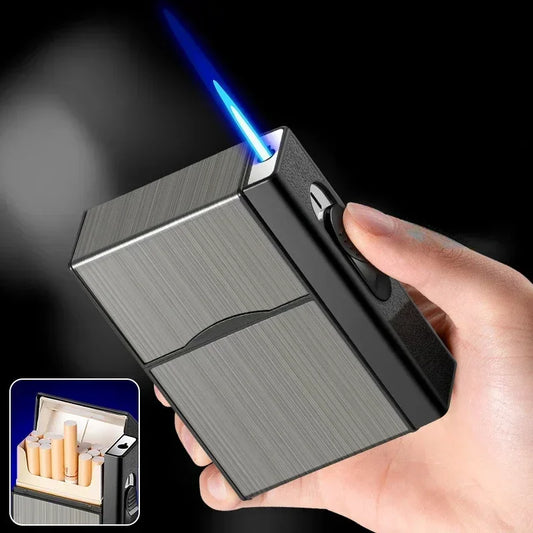 USB 2-in-1 Multifunctional Gas and Electric Cigarette Case