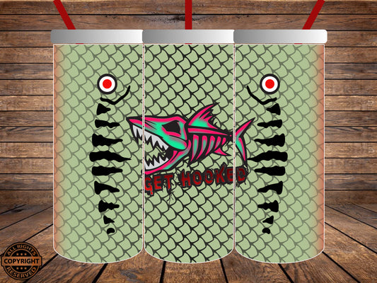 Lure Tumbler Wrap. PNG Digital Print file.