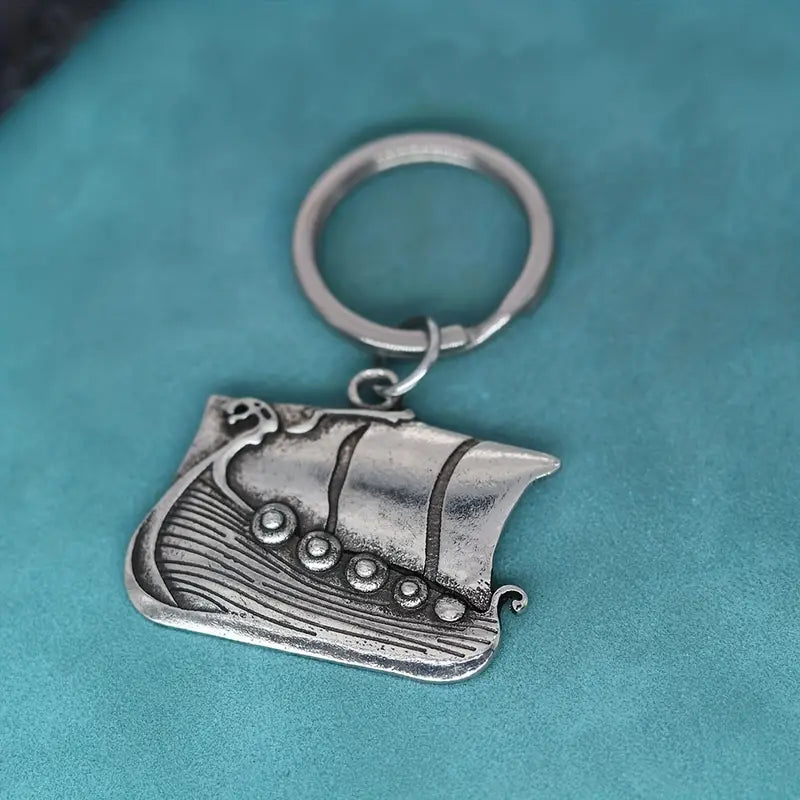 Viking Ship Keychain.