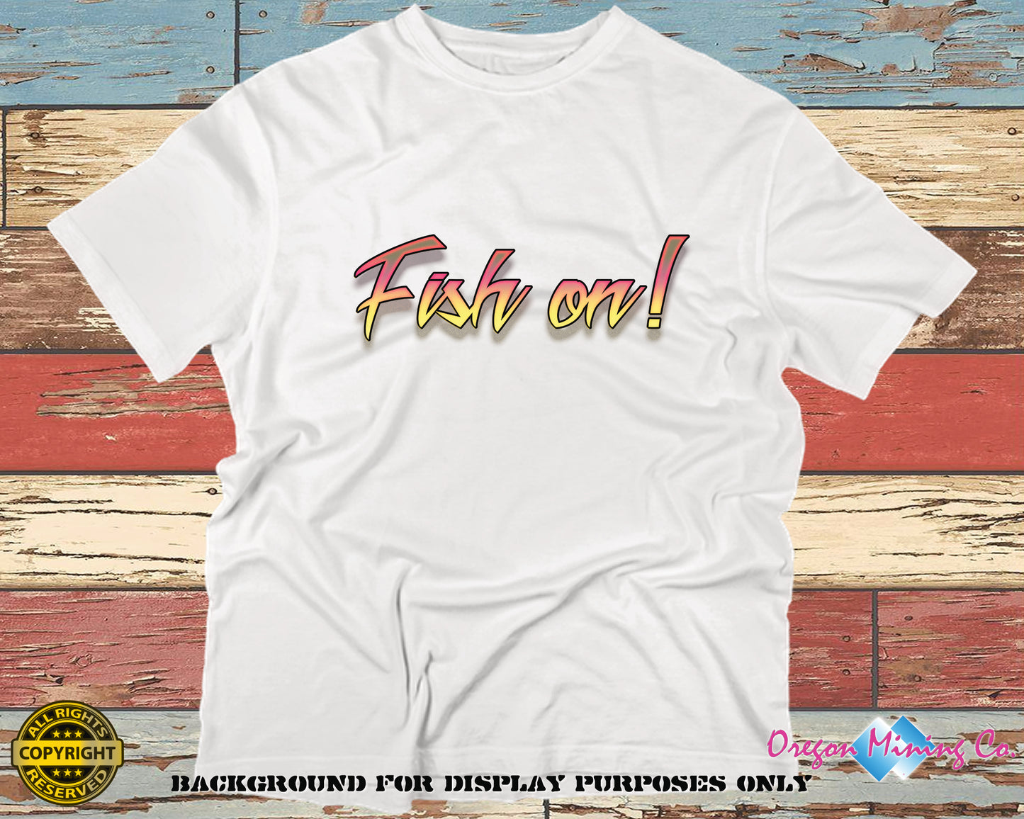 Fish on text. PNG Digital Print file.