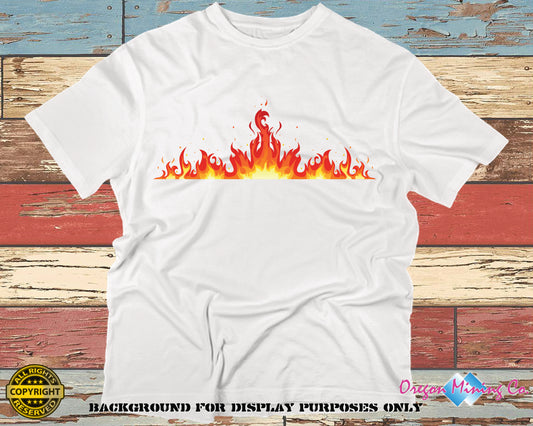 Flames. PNG Digital Print file.