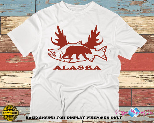 Alaska. SVG Digital Cut or Print files.