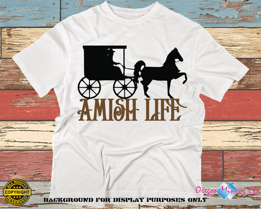 Amish Life. SVG Digital Cut or Print files.