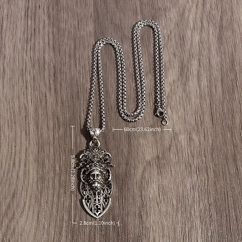 Zeus Greek God Necklace.