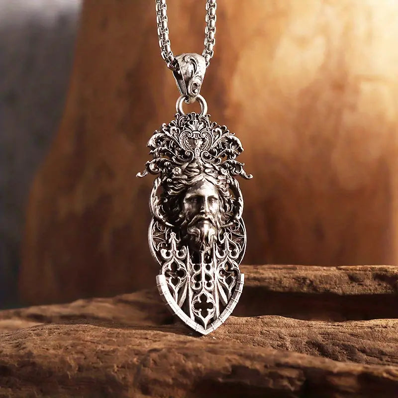 Zeus Greek God Necklace.