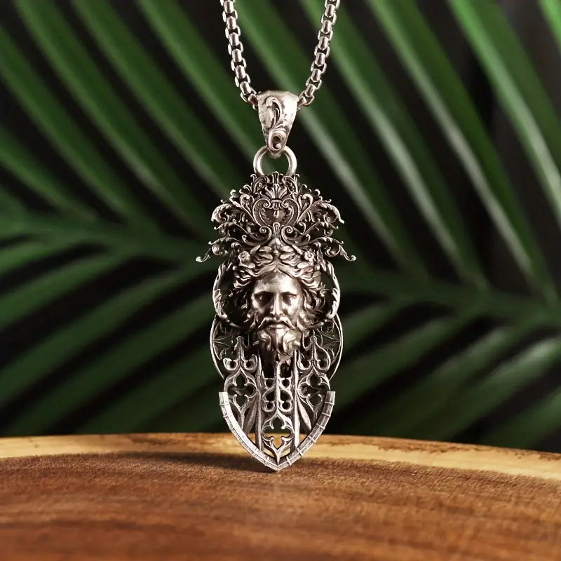 Zeus Greek God Necklace.