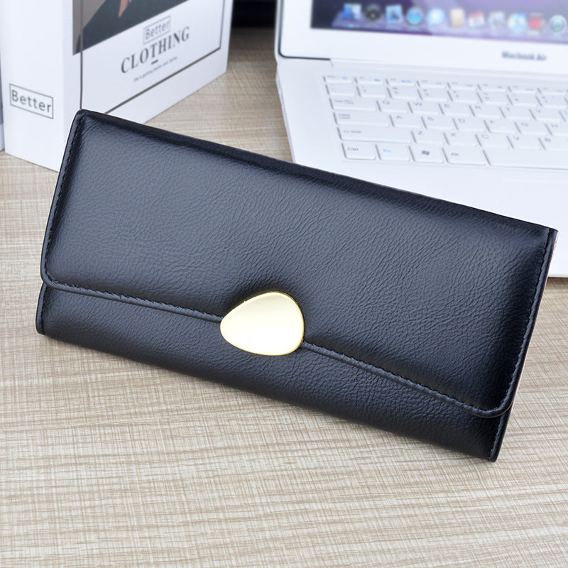 Soft Leather Multi-card-slot Card Handbag