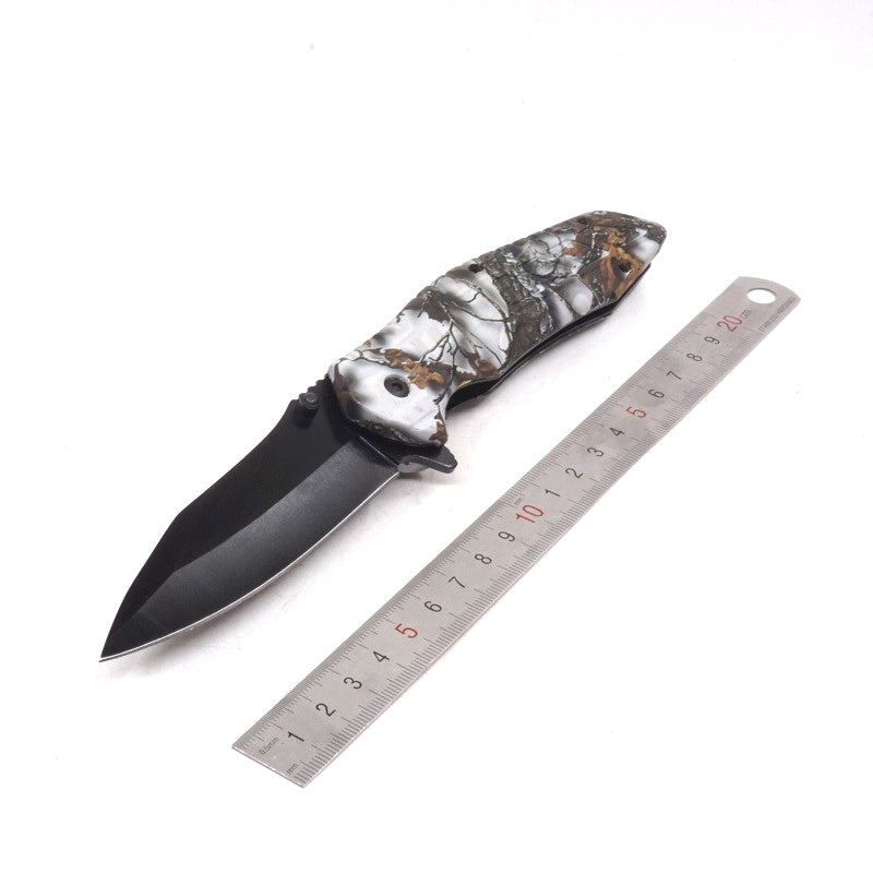 Camo Flint High Hardness Folding Knife