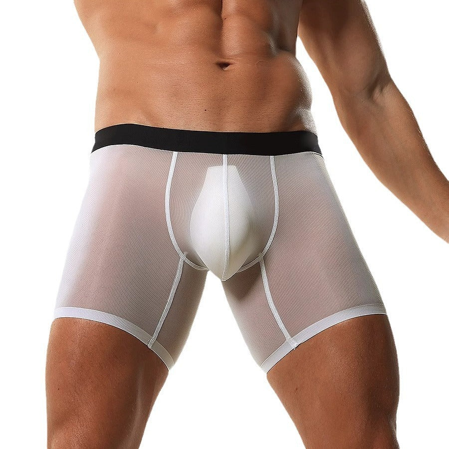 Ultra-thin Breathable U Bag Boxers Underwear