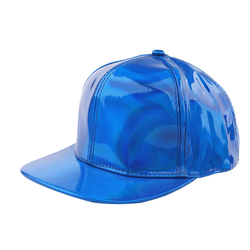 Laser Flat Brim Reflective Street Hip Hop Hat