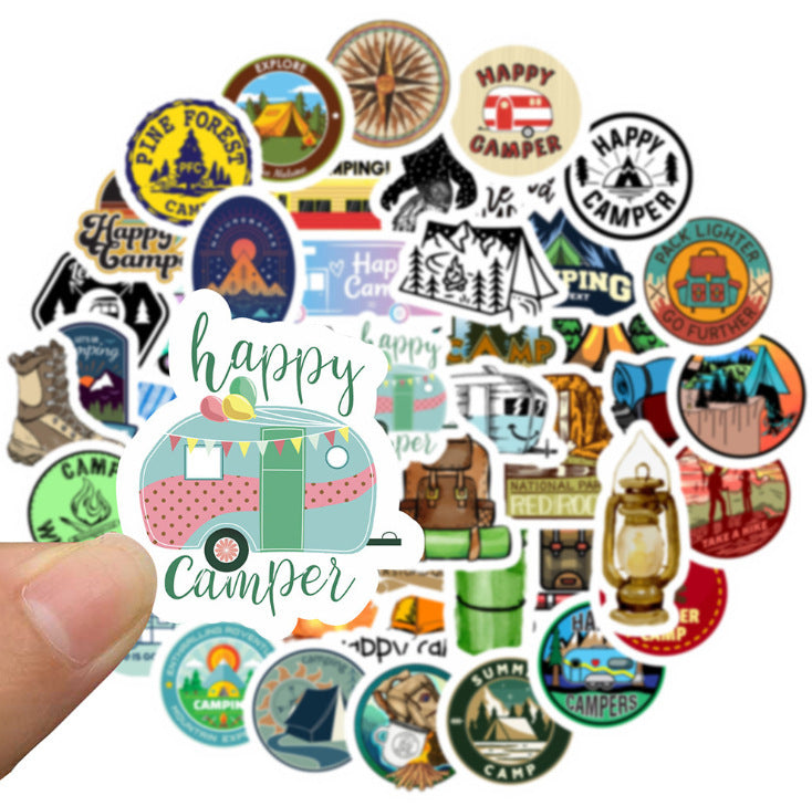 50 Outdoor / Camping Stickers