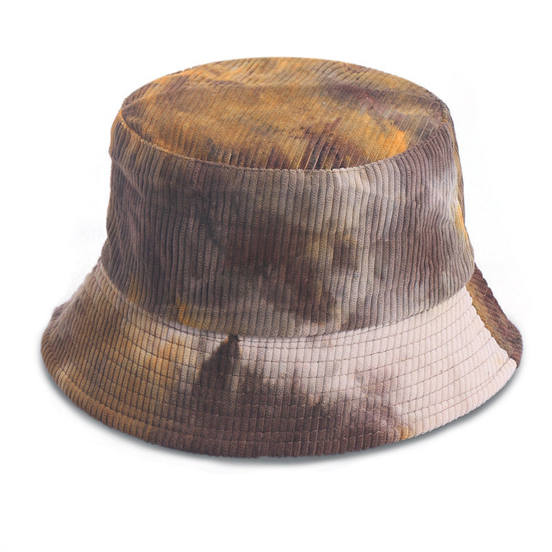 Tie-dyed Corduroy Bucket Hat