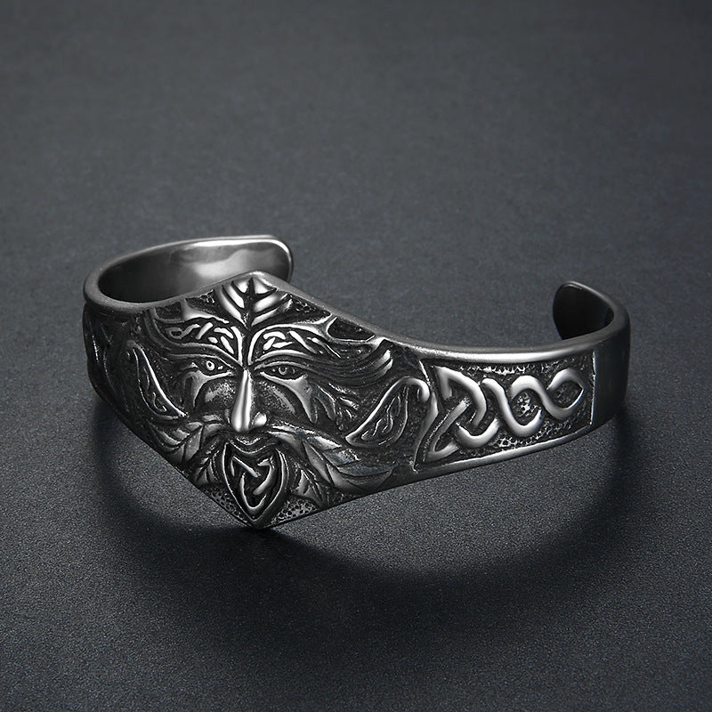 Nordic Viking Warrior Stainless Steel Bracelet