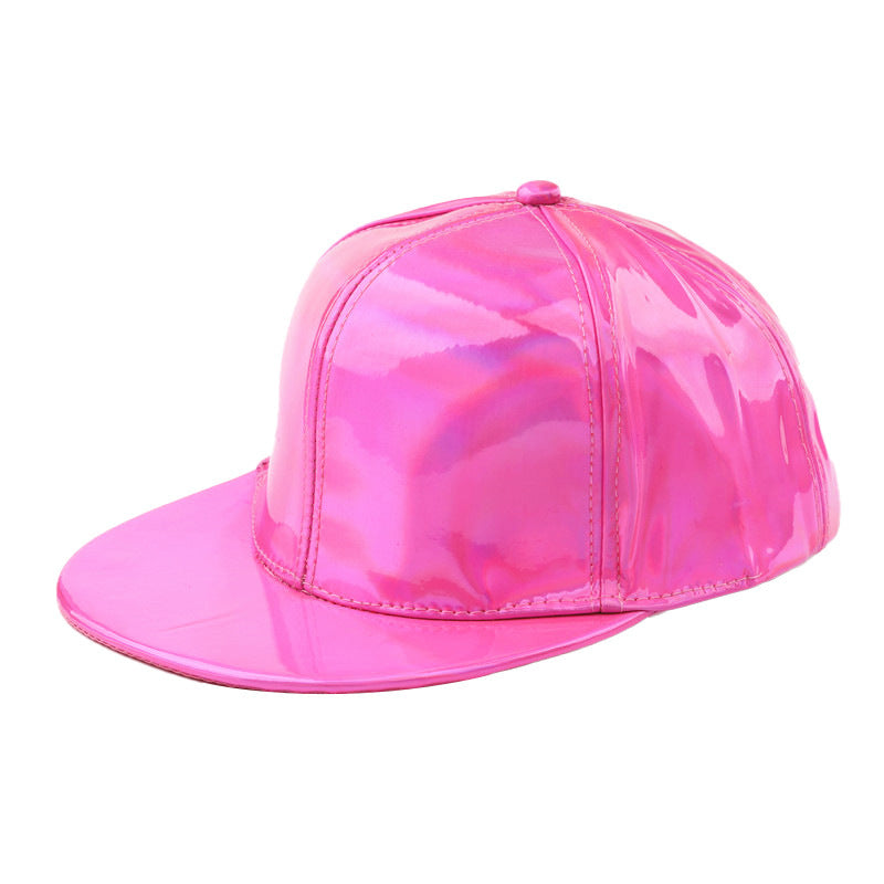 Laser Flat Brim Reflective Street Hip Hop Hat