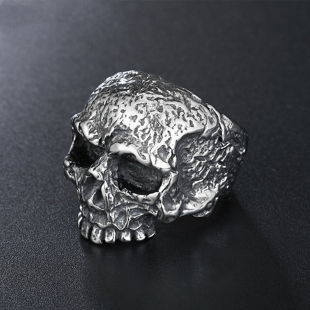 Biochemical Skull Titanium Steel Ring