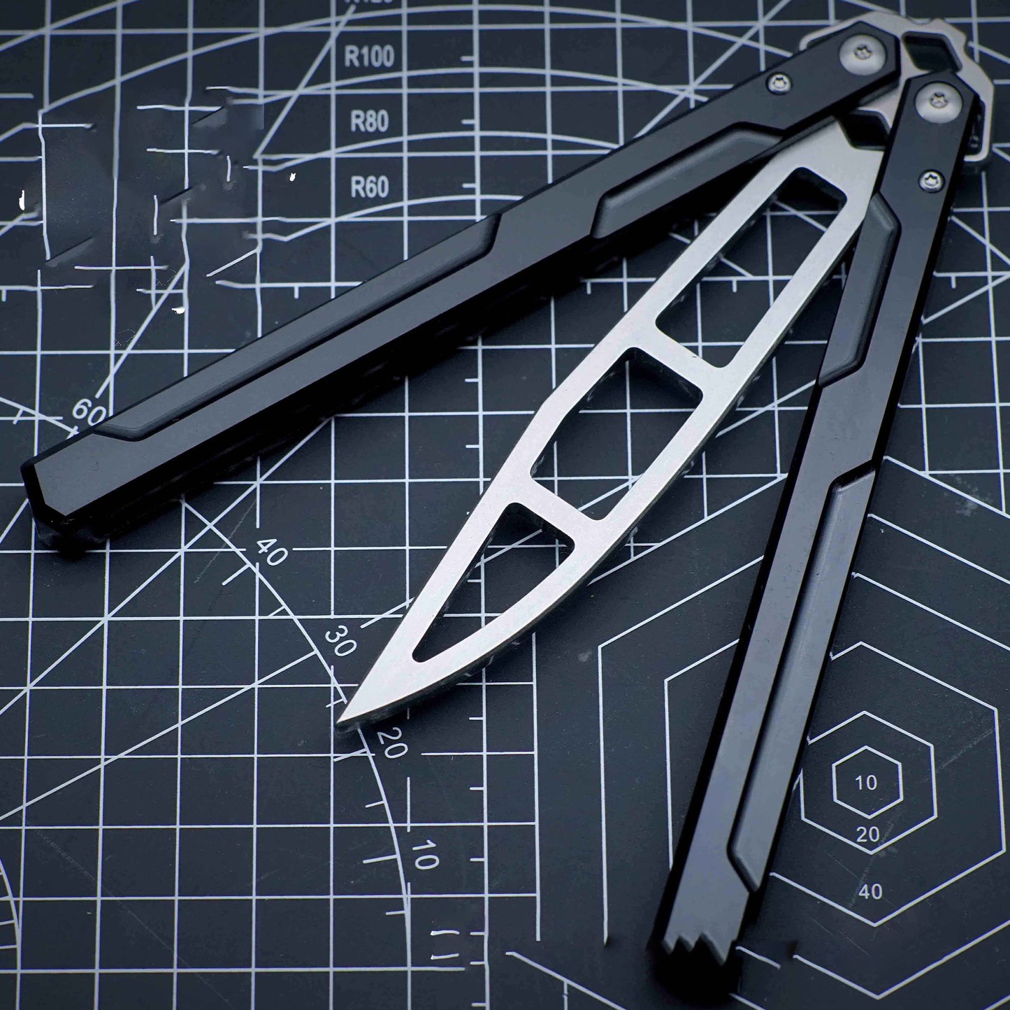 Fine Card Butterfly Knife