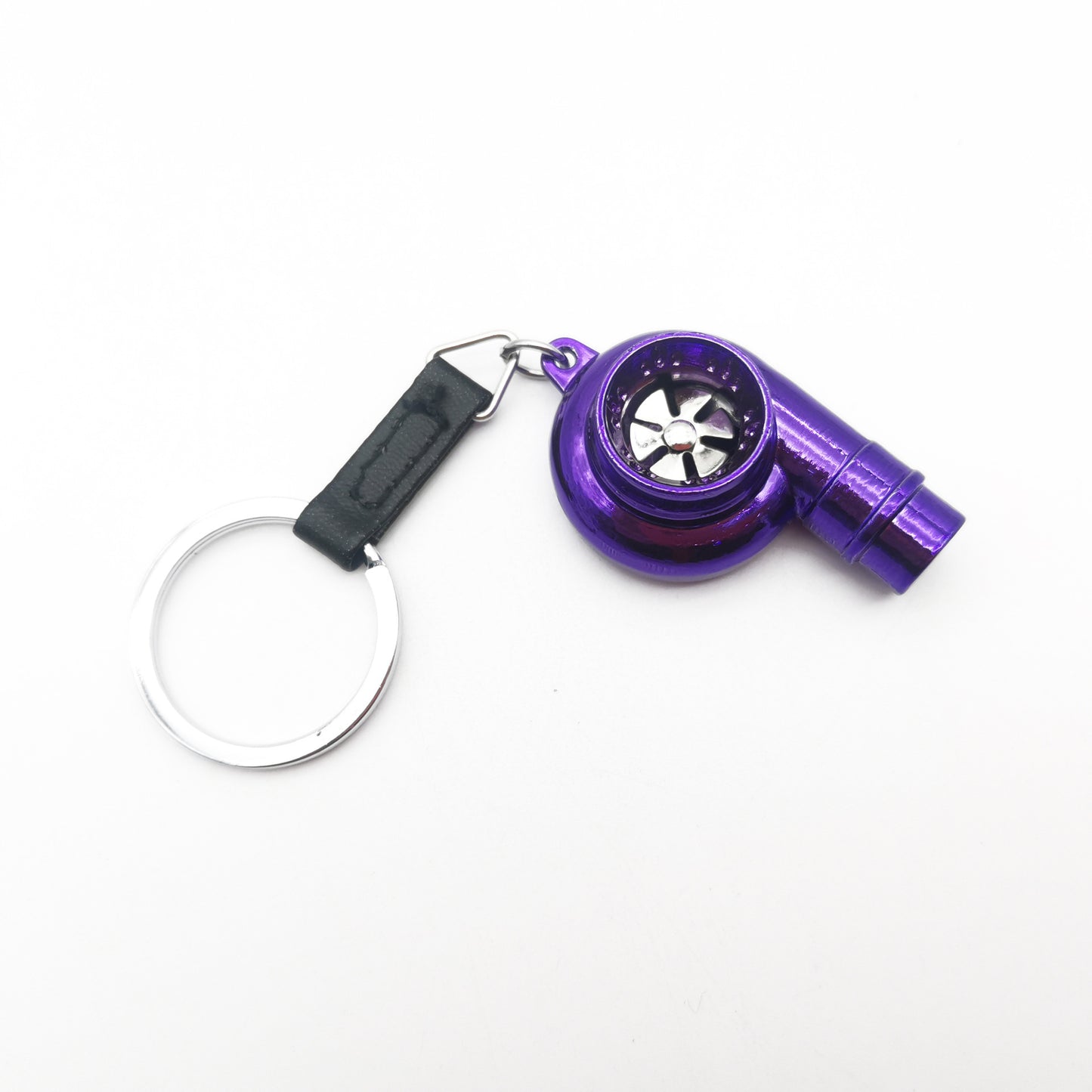 Car Turbo Whistle Alloy Metal Keychains