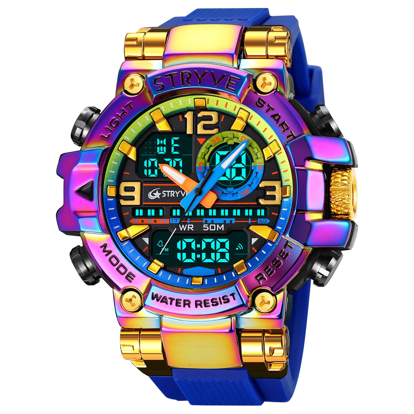 Colorful Luminous Waterproof Sports Watch