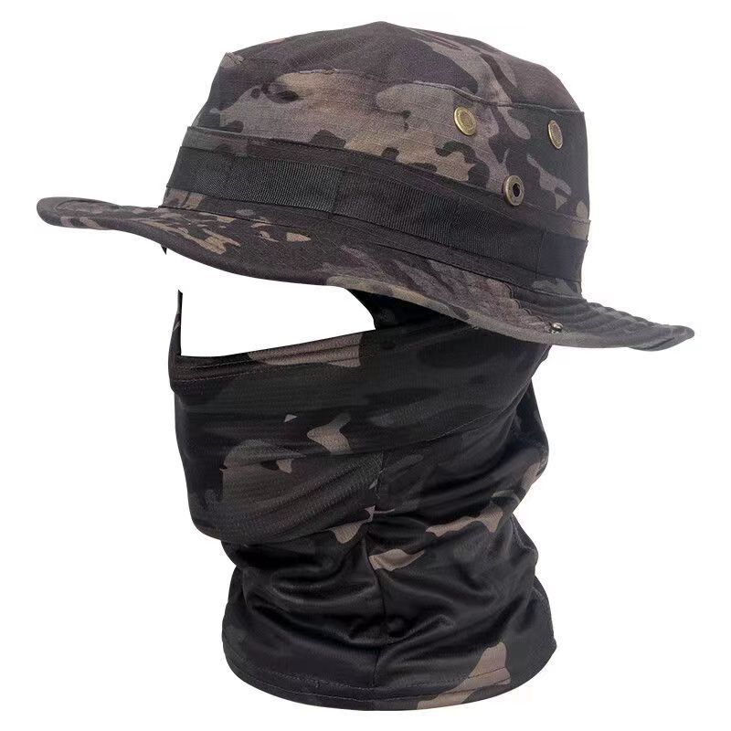 Sun-proof Bucket Hat with Mask