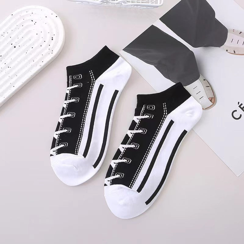 Canvas Shoe Socks