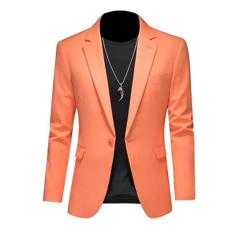 Casual Plus Size Slim-fit Suit Jacket