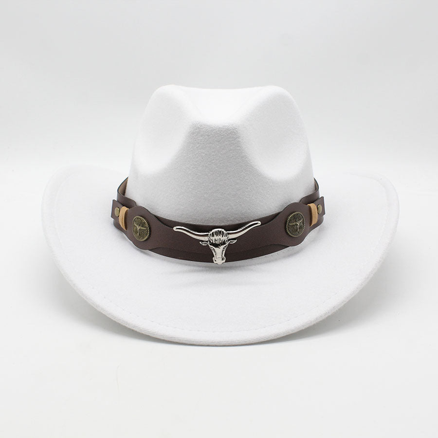 Western Denim Top Hat