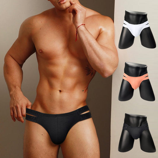 Sexy Side Double Belt Briefs