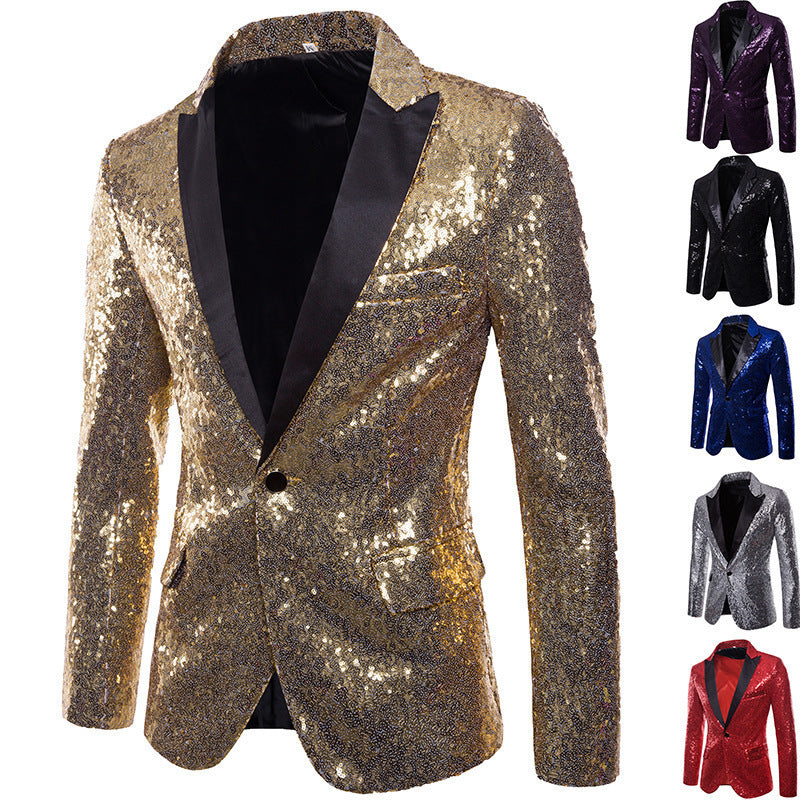 Performance Dress Sequined Suit