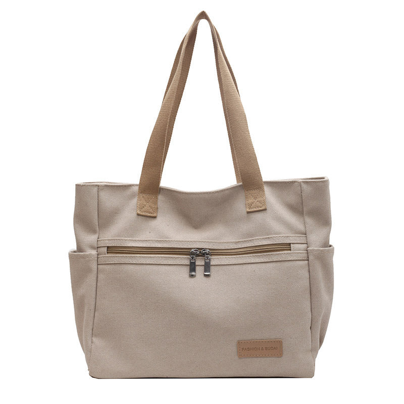 Canvas Shoulder Handbag