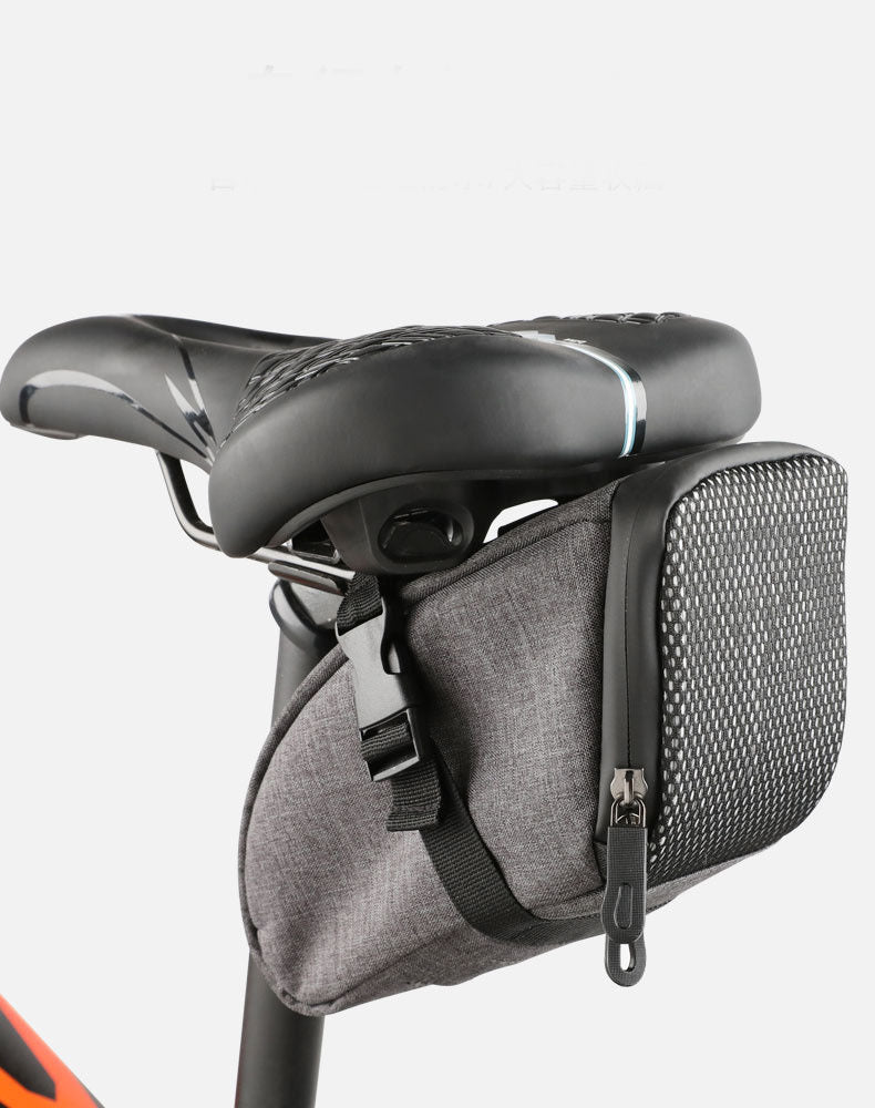 Bicycle Saddle Bag with warning Light