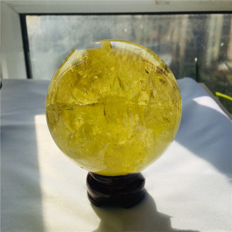 Citrine Ball Decoration