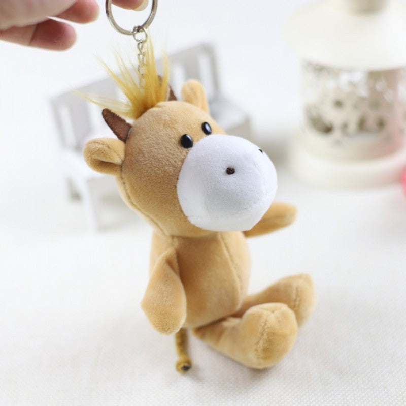 Plush Animal Keychain