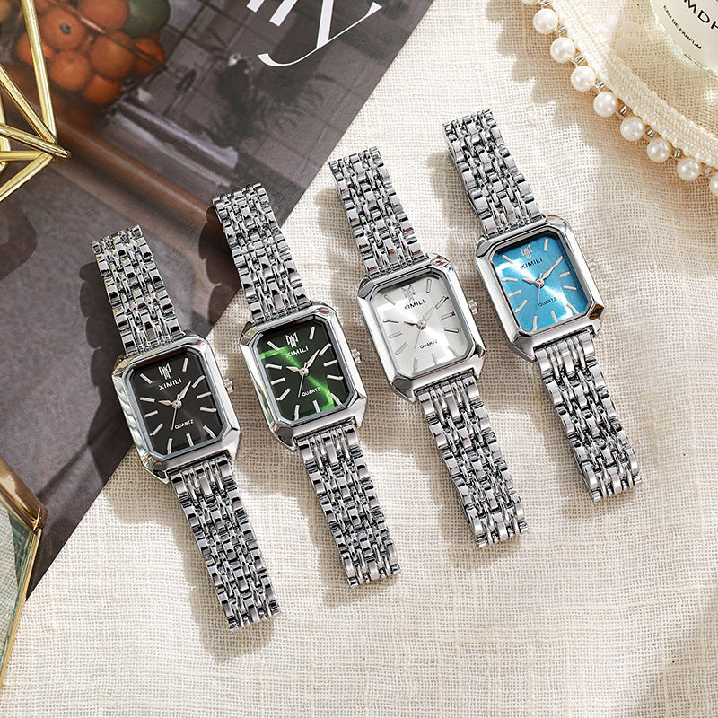 Square Steel Strap Women's Watch